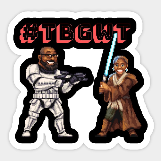 TBGWT Nerds Sticker by The Black Guy Who Tips Podcast